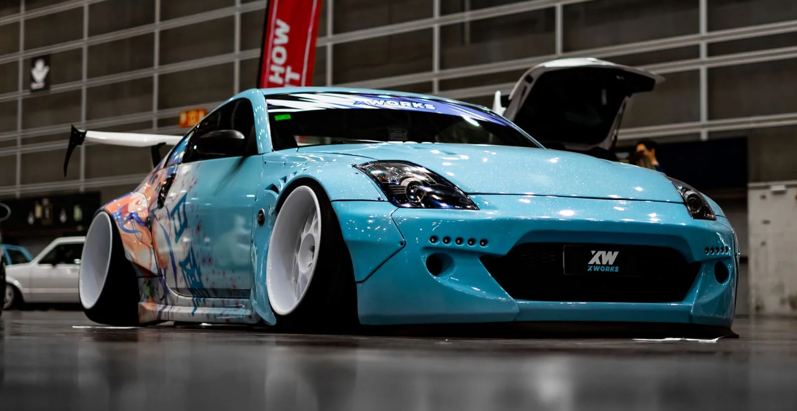 Ilustración ejemplo de trabajo de Eurocrew Stance Weekend