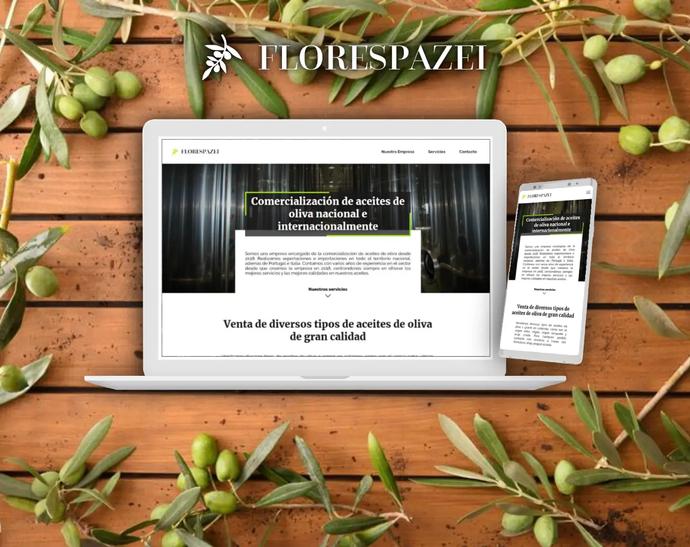 Ilustración ejemplo de trabajo de Florespazei